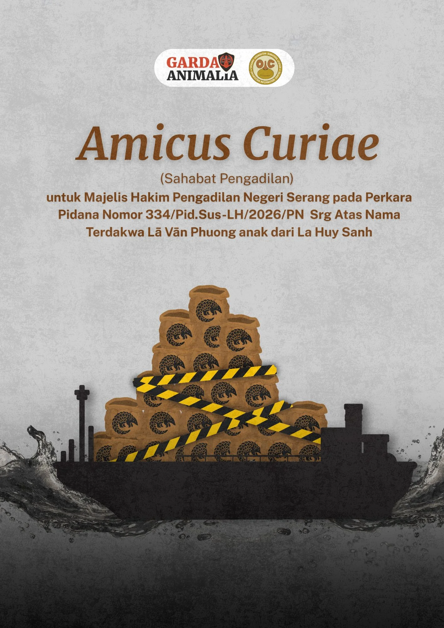 Amicus Curiae untuk Kasus Penyelundupan 796,34 Kilogram Sisik Trenggiling