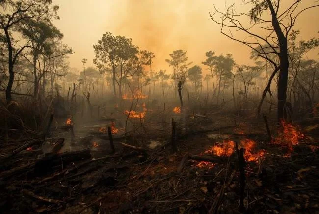 Api dan asap kebakaran hutan dan lahan menjadi alasan di balik terciptanya lagu Keruh Foto Alodokter - Keruh dan Tak Kunj...