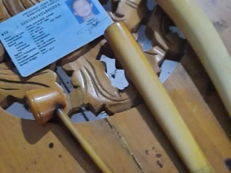 Gakkum KLHK Amankan Pemilik Pipa Rokok Gading Gajah